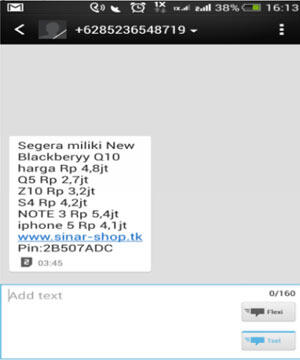 Hati-hati Gan!! Toko Online abal-abal di twitter dan BBM