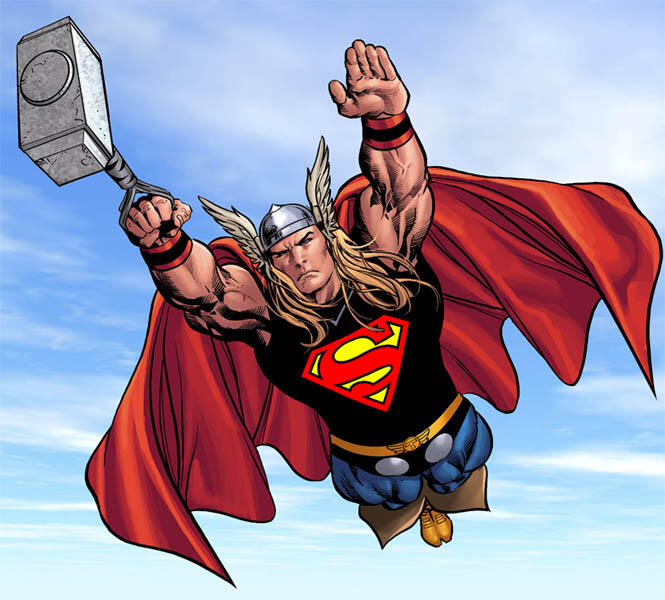 Kombinasi Luar Biasa Superhero Marvel dan DC Comics