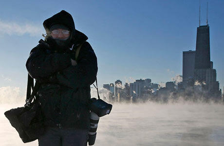 Sensasi Memotret Chicago di Suhu Minus 40 Derajat