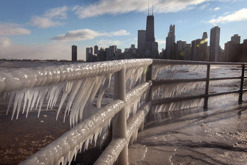 Sensasi Memotret Chicago di Suhu Minus 40 Derajat