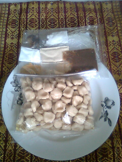 Tekwan kering khas Palembang