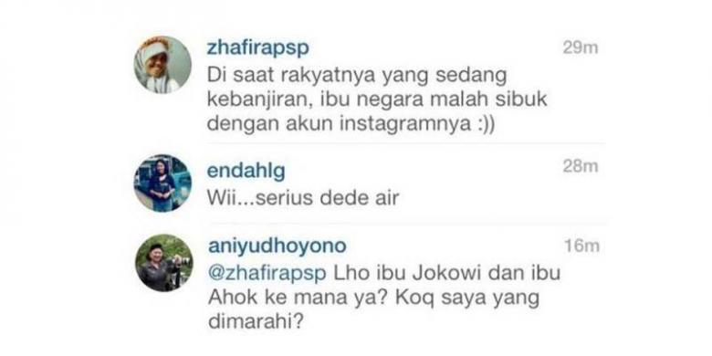&#91;SKIP NIH&#93; Ani: Ibu Jokowi dan Ibu Ahok ke Mana Ya? Koq Saya yang Dimarahi? &#91;+PICT&#93;