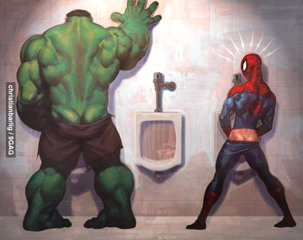 HULK VS SPIDERMAN