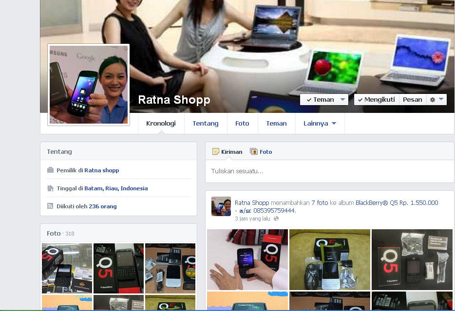 PENIPUAN MODUS BARU DENGAN TESTI SAMARAN RATNA SHOP 085298075071 dan 085395759444