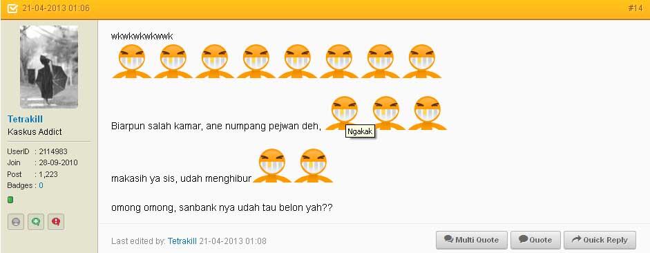 ane udah transfer 915rb ke sanbank ya.. :D