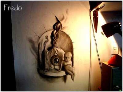 Lukisan Pensil 3D yang Keren