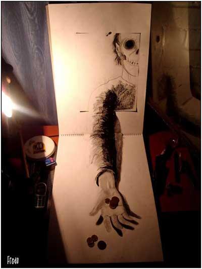 Lukisan Pensil 3D yang Keren
