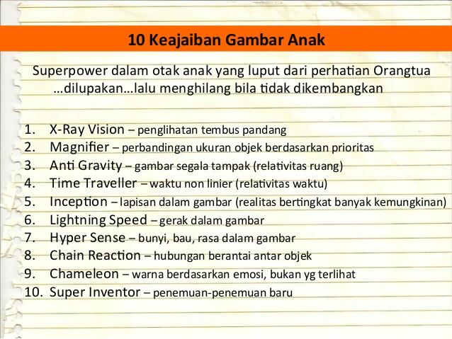 &#91;masup yo gan!&#93; 10 Keajaiban Gambar Anak