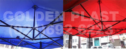 Terjual JUAL  Tenda  Lipat American Matic besi  hitam 2x2 