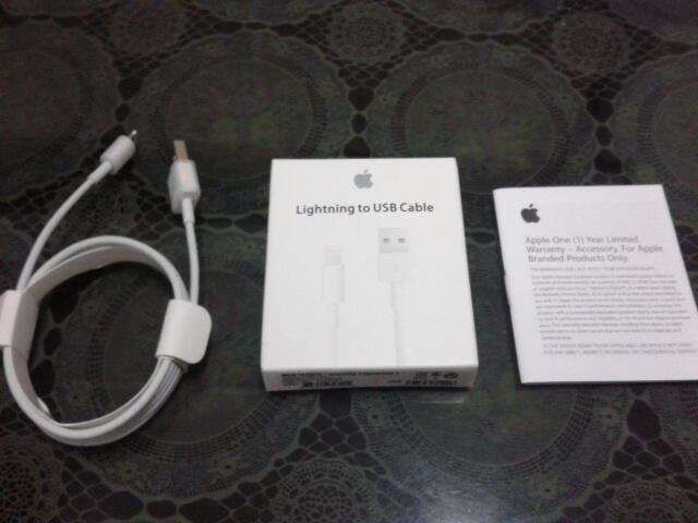 Kabel data lightning ORIGINAL 100% for iphone 5 S C ipad mini air