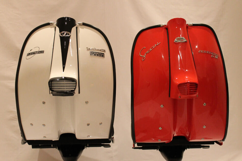 &quot; Kursi unik model Lambreetta scooter &quot;, di buat dengan tangan !