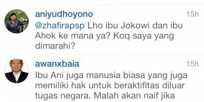 Ibu Ani ngambek dibilang nga ngurusin banjir wkwk