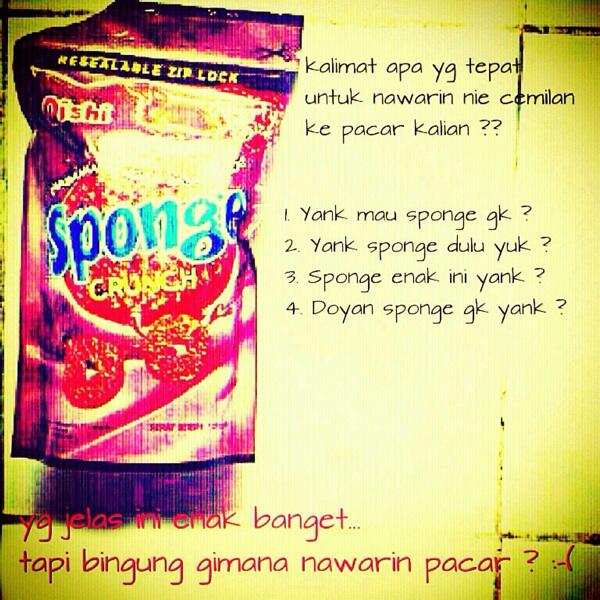 Gan bantu ane bwt nawarin ni snack ke pacar ane dong :-(