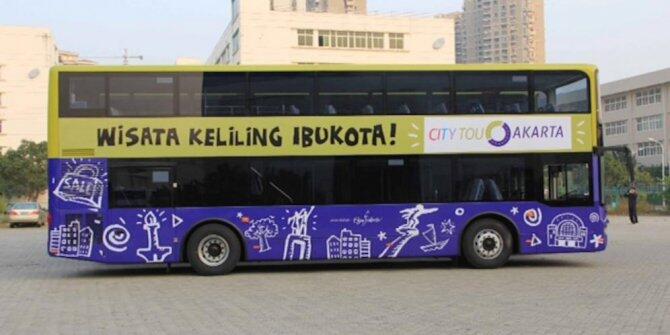 Ini gan Bus Tingkat Pariwisata baru yang ada di Jakarta