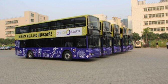 Ini gan Bus Tingkat Pariwisata baru yang ada di Jakarta