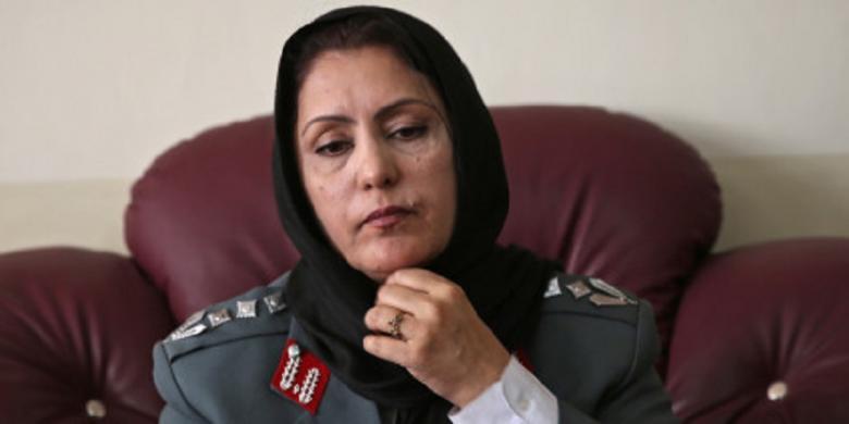 Seorang Polwan Jadi Kepala Polisi Distrik di Kabul