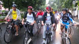 pak jokowi dan lorenzo goes speda bareng