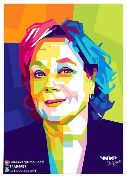 wpap desain vector WPAP Terjual wajah , Jasa vector desain vector , popart