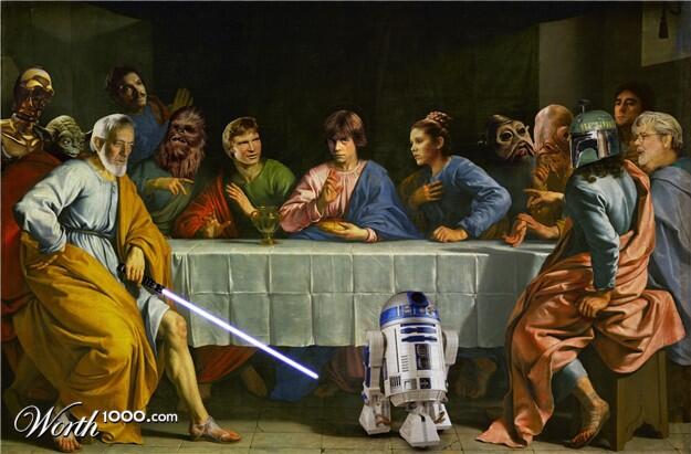 Jika " Star Wars " di tempatkan di karya seni klasik !