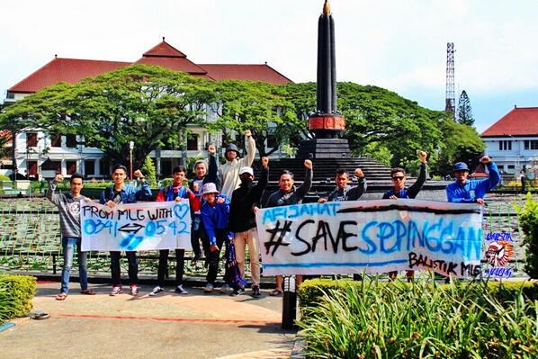 Aksi Damai #SaveSepinggan Balikpapan (16 Jan 2014)