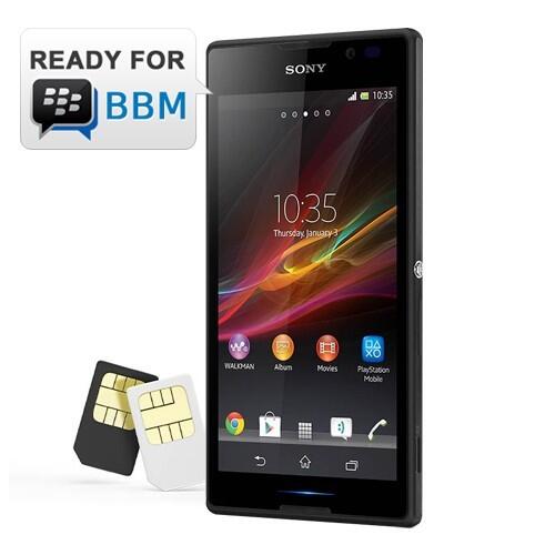 Sony Xperia C - Black | Quad-core processor 1.2GHz, Android Jell