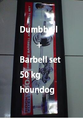 Dijual Sangat Murah! Dumbbell + Barbell Set 20kg & 50kg *FREE ONGKIR*!!!