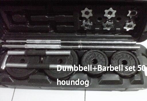 Dijual Sangat Murah! Dumbbell + Barbell Set 20kg & 50kg *FREE ONGKIR*!!!