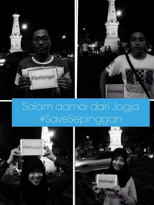 Aksi Damai #SaveSepinggan Balikpapan (16 Jan 2014)