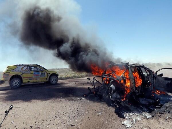 Pemandangan Spektakuler di Reli Dakar 2014