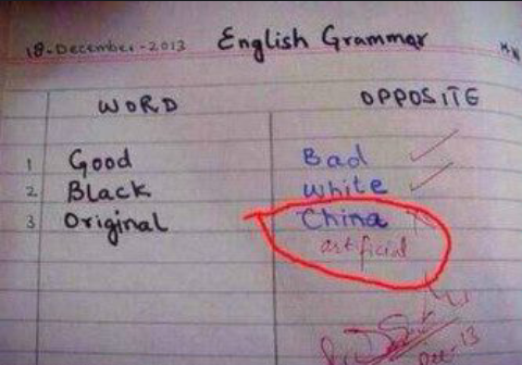 Akibat banyak produk china di pasaran dgn harga murah..