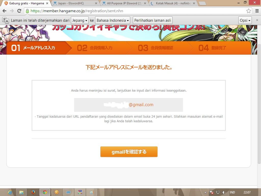 &#91;Tutorial&#93; Cara bikin akun Elsword server Japan 2014