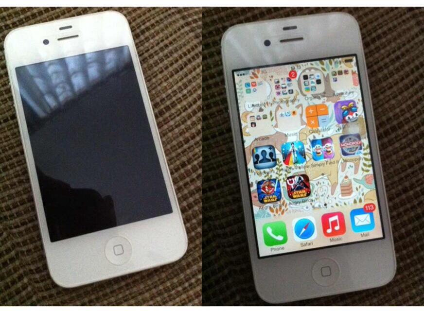 Second IPHONE 4s16gb white FU garansi SES (habis) COD only Semarang