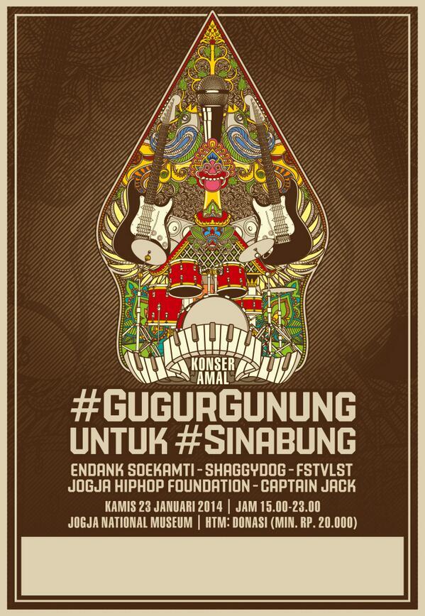 KONSER AMAL #GUGURGUNUNG UNTUK #SINABUNG 