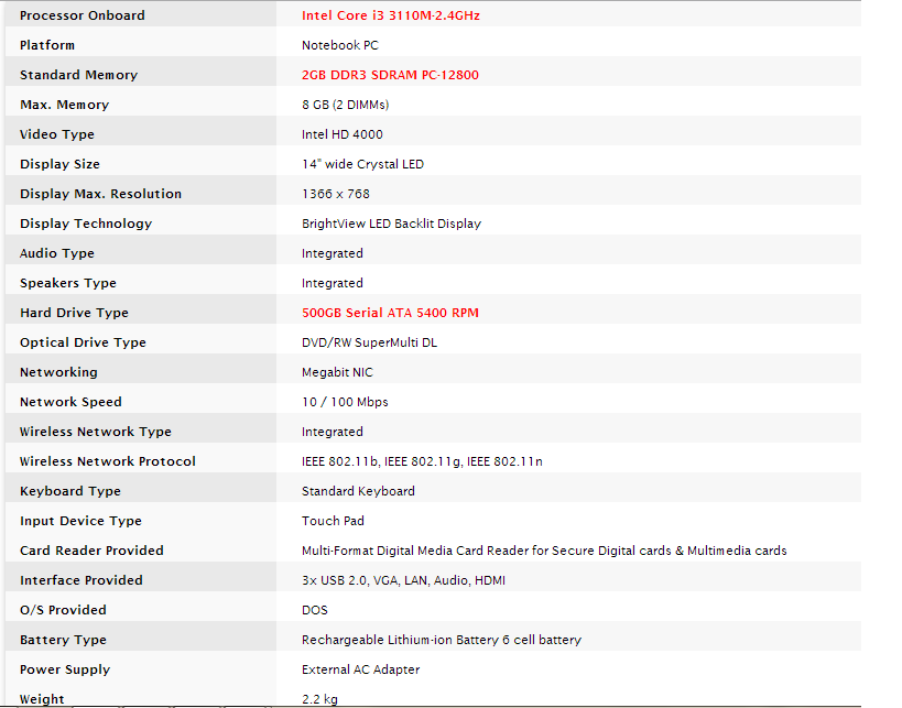 Laptop HP Core i3 Bandung BNIB garansi Resmi