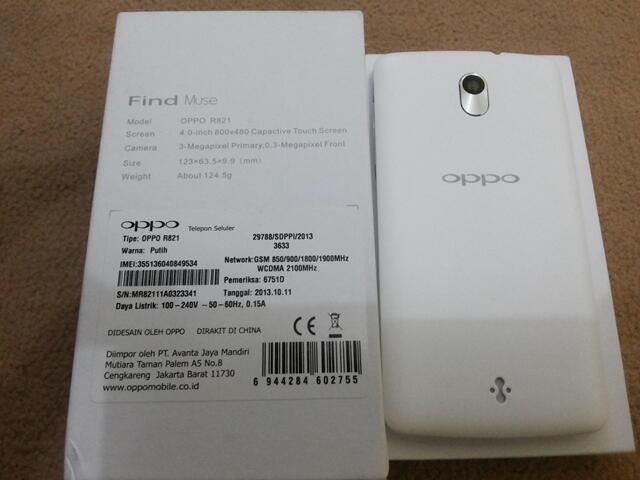 OPPO Find Muse ( Putih ) DIJUALLLLL