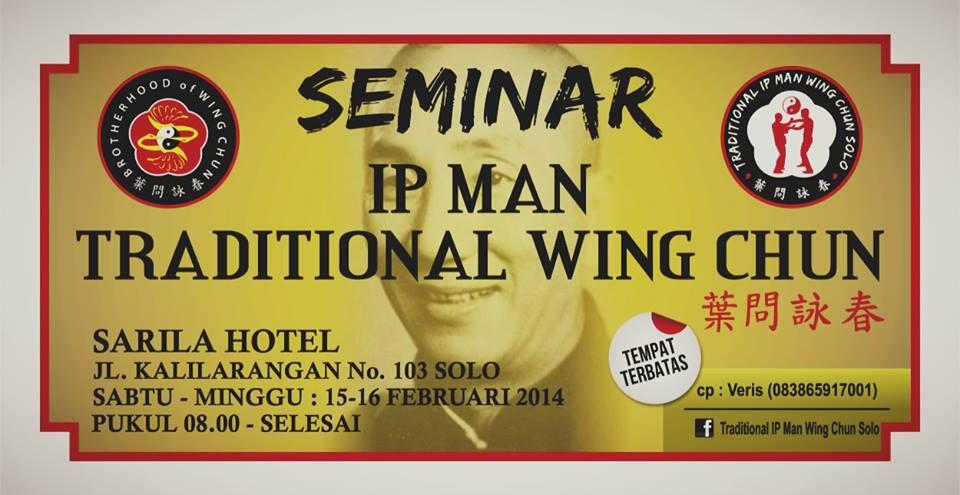 SEMINAR IP MAN TRADITIONAL WING CHUN (SOLO)