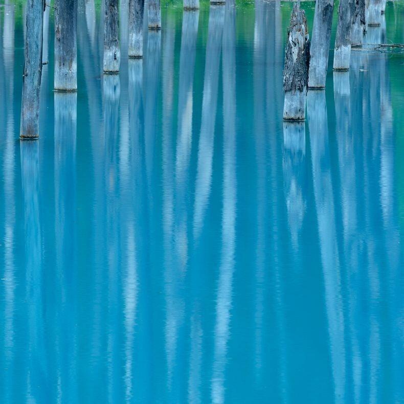 Blue Pond, Kolam terindah yang bisa berubah Warnanya