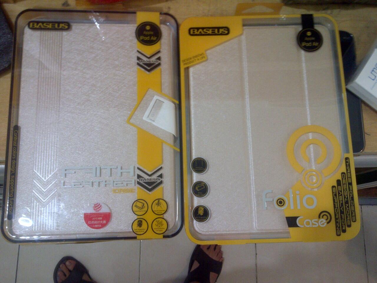 HARDSOFTCASE CASING SMARTCOVER IPAD AIR ROCK,CAPDASE,BASEUS FAITH,FOLIO,VIVAN SILIKON