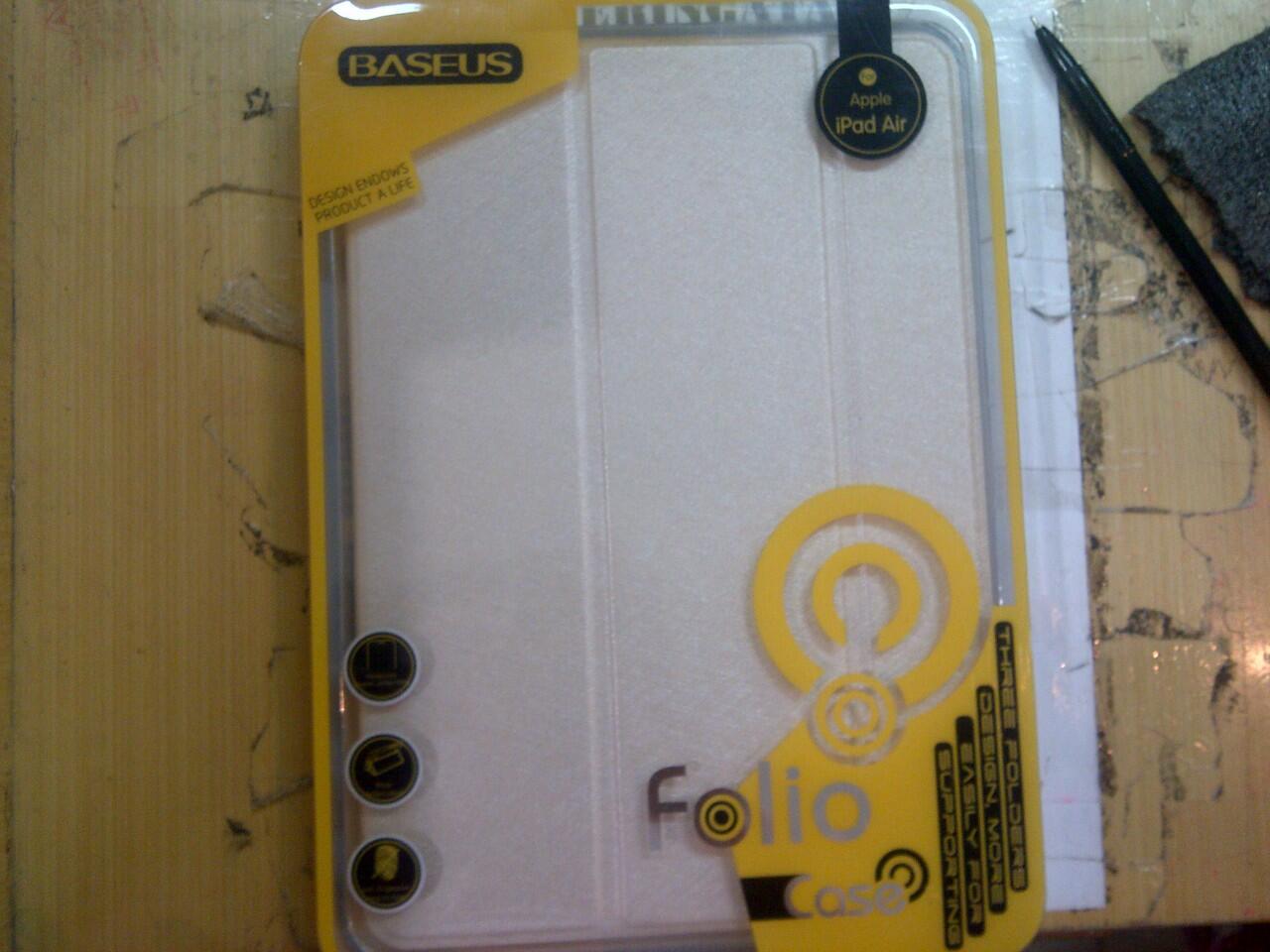 HARDSOFTCASE CASING SMARTCOVER IPAD AIR ROCK,CAPDASE,BASEUS FAITH,FOLIO,VIVAN SILIKON