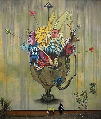 Seni Mural Raksasa