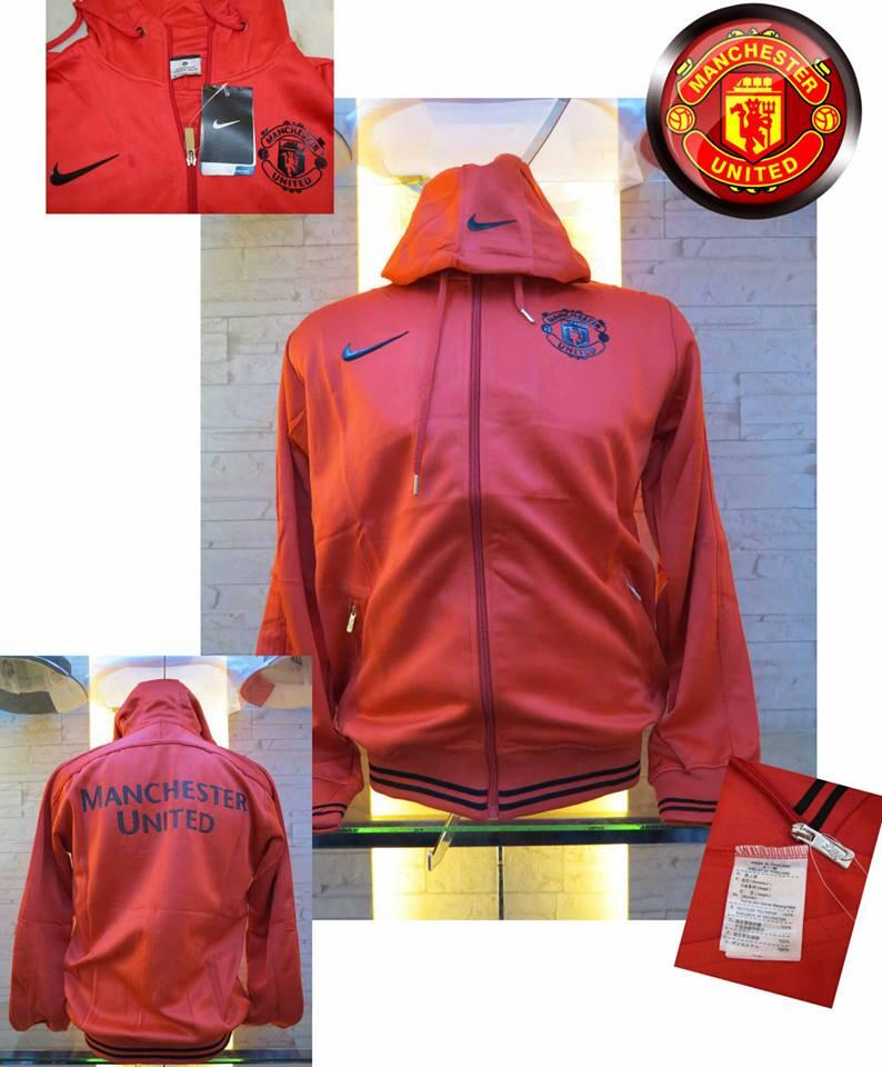 JAKET HOODIE GO MANCHESTER UNITED RED NEW