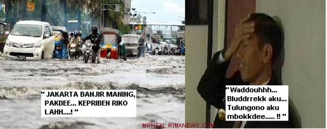 &#91;JASMEV KEEP SPIRIT&#93; Jokowi: Pusing saya ngebahas banjir