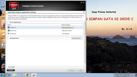 (Need Help) Tentang ATI Radeon (Dual VGA) HP G4 2430