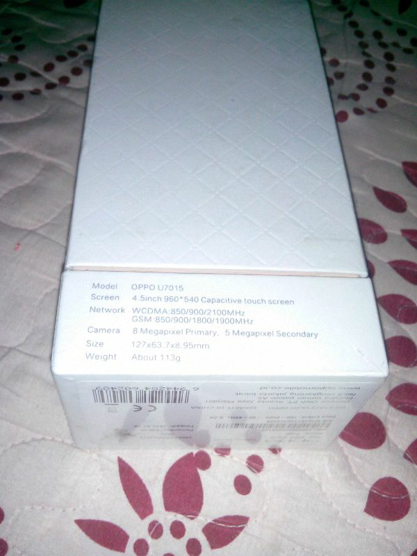 wts oppo find way u7015 salah beli masih segel dlm box