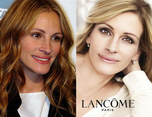 Photo Cantik Julia Roberts di bend di Inggris
