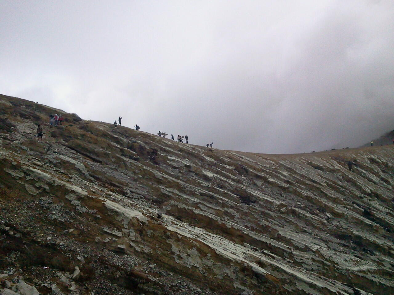 Kawah Ijen >Pesona keindahan alam kegigihan penambang belerang