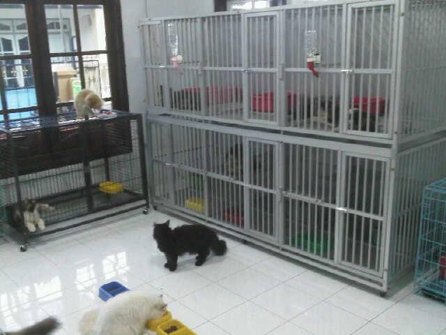 Kandang hewan aluminium knockdown/bongkar pasang murah!!