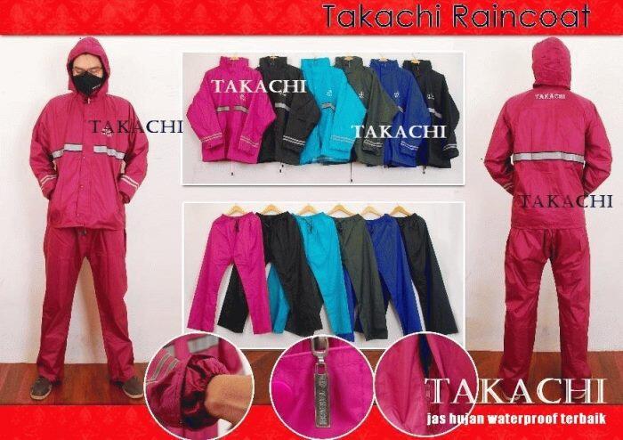 Terjual Jas Hujan TAKACHI, Jas Hujan Wanita ( Muslimah 