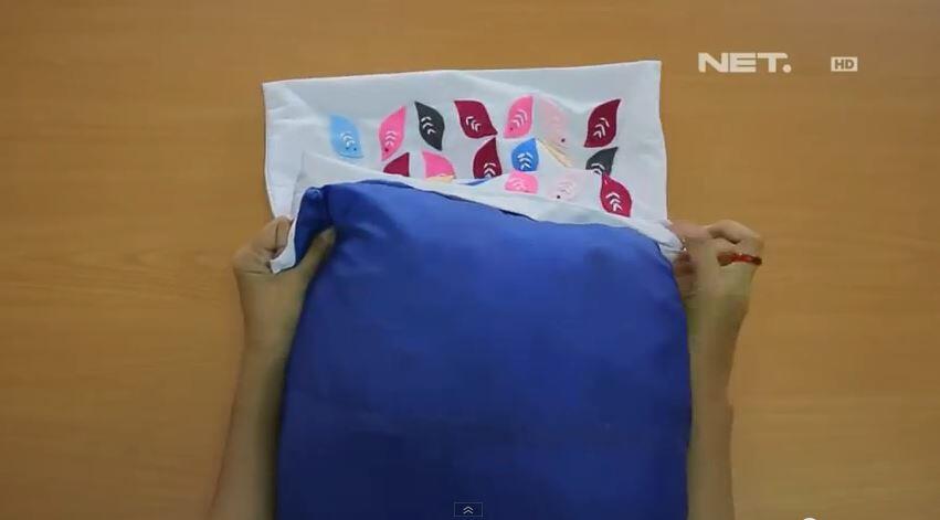 &#91;Handcraft&#93; Cara Membuat Sarung Bantal Hias 