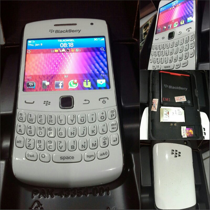 Blackberry Appolo 9360 White ex Wii